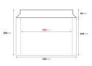 Papirna koverta 330x240 mm sa samolepljivim zatvaranjem - 10 kom-dimenzije_slike