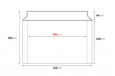 Papirna koverta 330x240 mm sa samolepljivim zatvaranjem - 10 kom