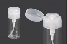 Plastična flašica 120mL sa pumper pumpicom za preparate za uklanjanje šminke - 12 kom