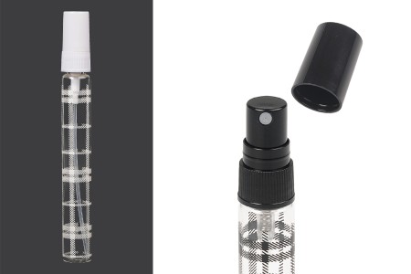 Staklena bočica 10mL sa plastičnim sprejom i zatvaračem - 6 kom-slika_proizvoda