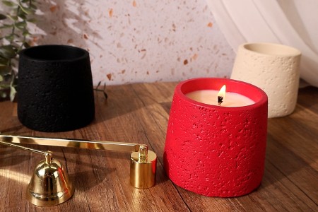 Dekorativna posuda od cementa 90x80 mm, više boja-3