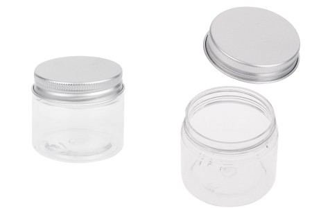Providna PET kutijica 50mL sa srebrnim aluminijumskim zatvaračem sa zaptivkom - 12 kom-1