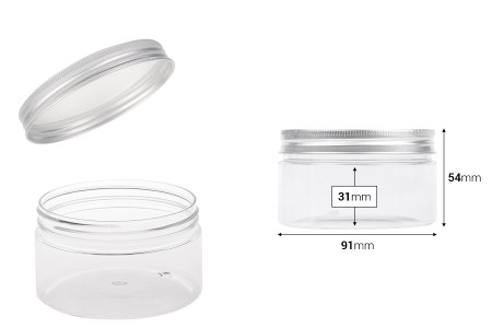 Providna PET kutijica 200mL sa srebrnim aluminijumskim zatvaračem sa zaptivkom - 12 kom-dimenzije_slike