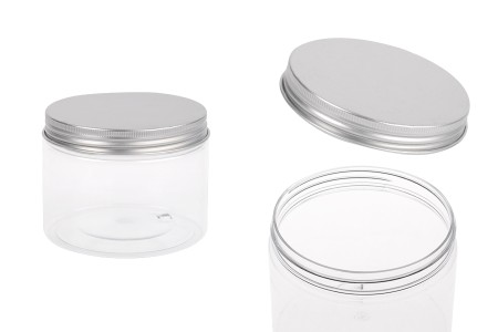 Providna PET kutija 300mL sa srebrnim aluminijumskim zatvaračem sa zaptivkom - 6 kom-slika_proizvoda