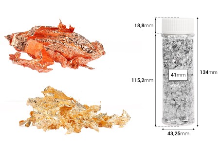 Pahuljice metalik boje 2g za sveće i tečno staklo u raznim bojama-dimenzije_slike