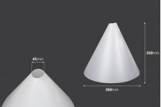 PVC konus za korigovanje odsjaja proizvoda na fotografijama 360x350 mm