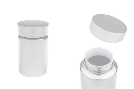 Plastična srebrna PET kutijica 100mL za lekove i kapsule - 12 kom-slika_proizvoda