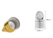 Aluminijumska kapica za pipete od 5 do 100mL sa belom gumicom Aluminijumska kapica za pipete od 5 do 100mL sa belom gumicom
