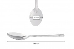 Metalna kašika srebrne boje - 100 mm