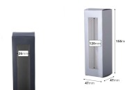 Papirna kutija sa prozorom 47x47x155mm - 20 kom Papirna kutija sa prozorom 47x47x155mm - 20 kom