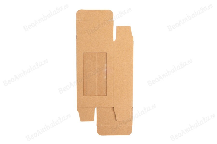 Kartonska kraft kutija za sapun 100x55x30mm, sa prozorom - 50 kom-grupa_slika