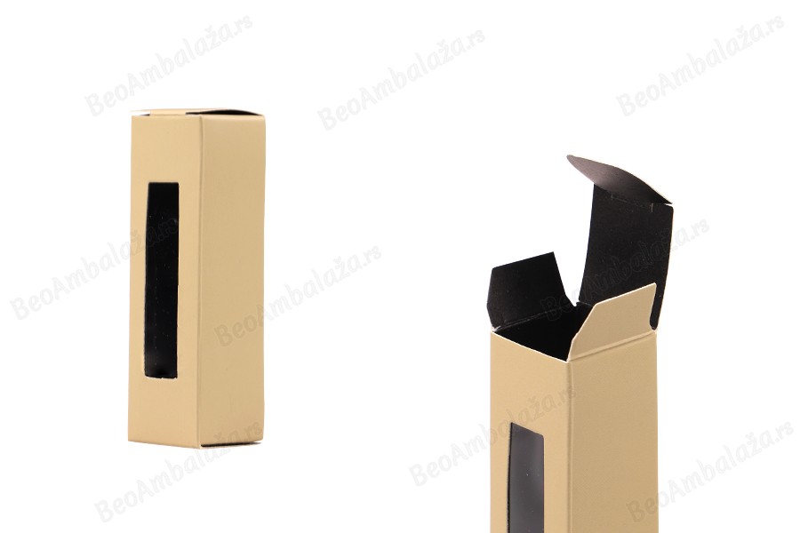 Papirna kutija 25x25x85 sa prozorom - 50 kom-slika_proizvoda