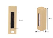 Papirna kutija 25x25x85 sa prozorom - 50 kom Papirna kutija 25x25x85 sa prozorom - 50 kom