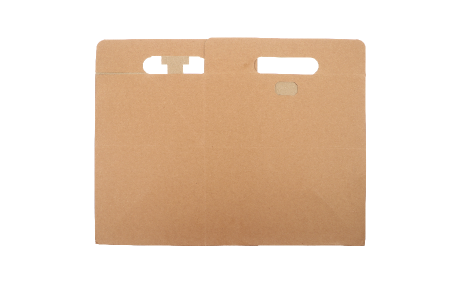 Kutija - paket za pakovanje 250x170x255mm od Kraft papira sa čvrstim kartonskim dnom - 20 kom-3