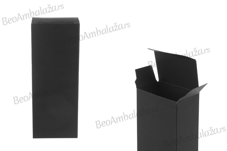 Kartonska kutija crne boje 53x32x140mm - 50 kom