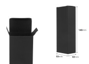 Kartonska kutija crne boje 53x32x140mm - 50 kom