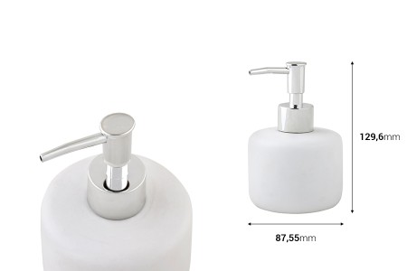 Keramička flašica za tečni sapun 300mL-dimenzije_slike