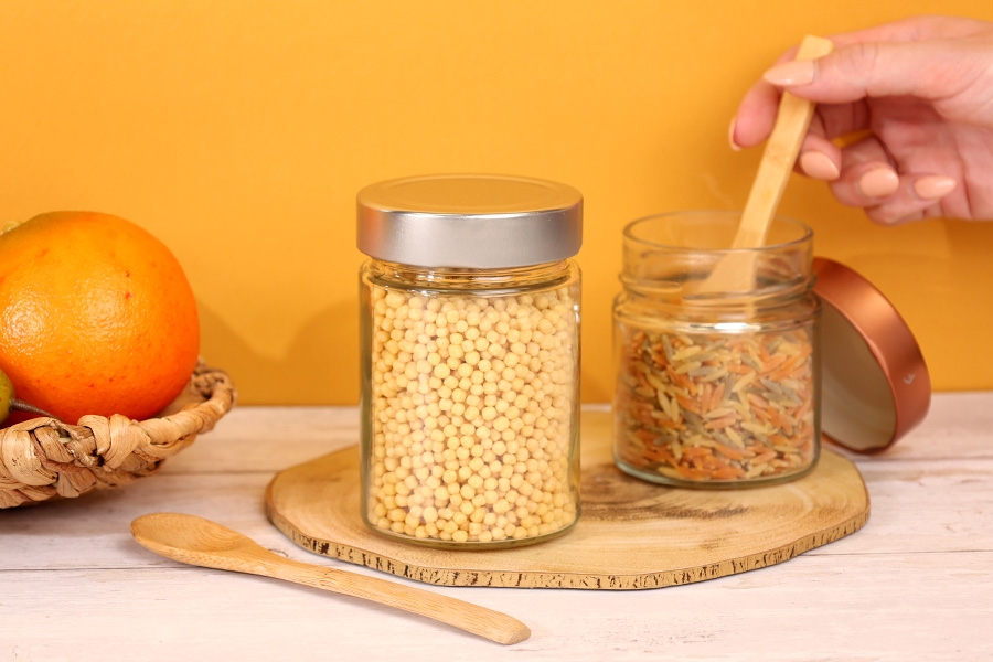 Staklena okrugla tegla 212mL Ergo* (za T.O. 70 Deep zatvarač) - bez zatvarača-grupa_slika