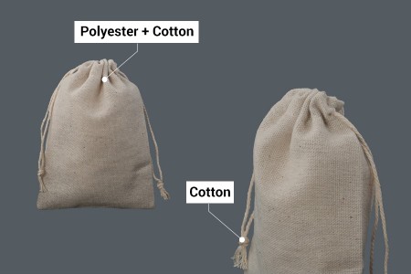 Platnena vrećica u bež boji 100x140mm - 50 kom-grupa_slika