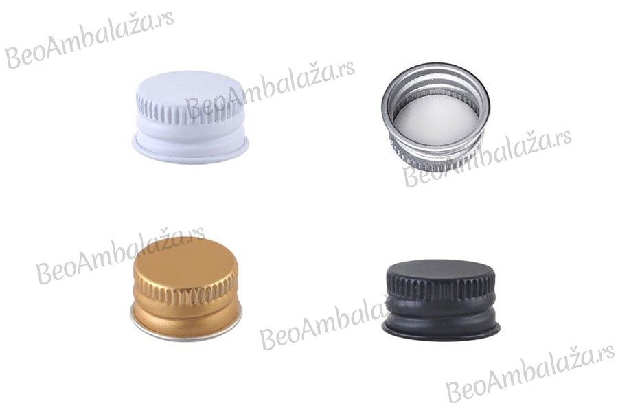Navojni aluminijumski zatvarač 18x10,5 mm sa lajnerom