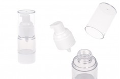 Airless plastična providna flašica 15mL za kreme