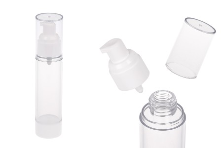 Airless plastična providna bočica 50mL za kreme-1