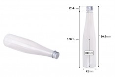 Plastična providna flašica 150mL sa aluminijumskim zatvaračem i zaptivkom - 12 kom