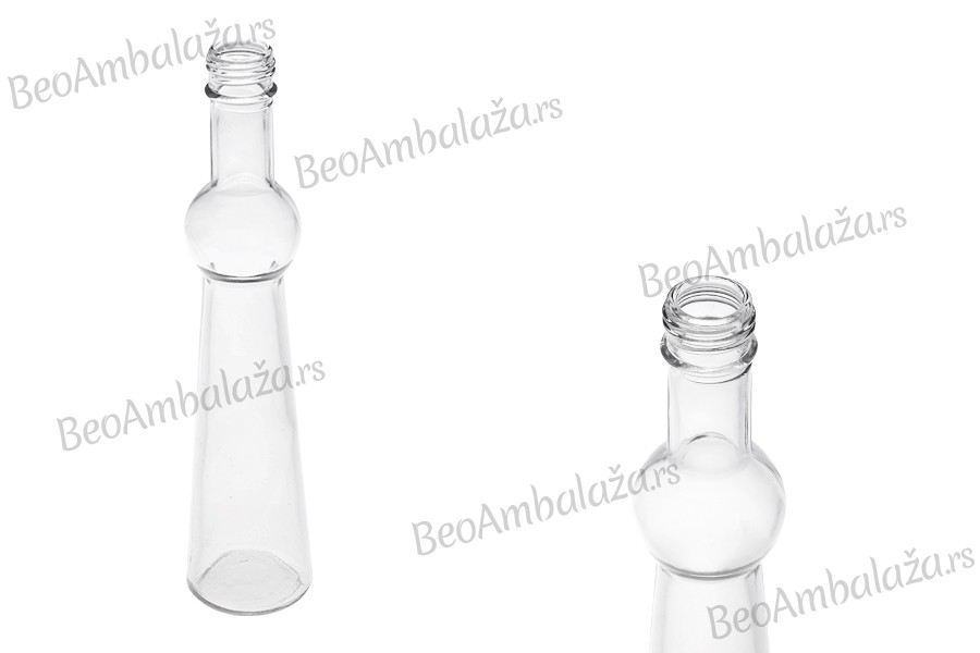 Ukrasna staklena flaša 180mL