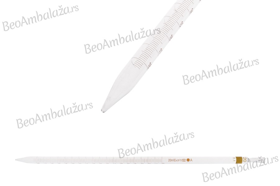 Staklena pipeta 20ml za dispanzer