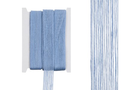 Ukrasna “gro” traka od lana svetlo plave boje, 25mmx10m-slika_proizvoda