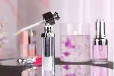 Providna tubica za sjaj za usne 5mL sa srebrnim zatvaračem - 5 kom