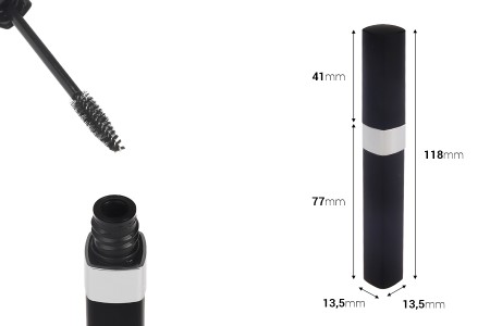 Crna bočica 10mL sa četkicom za maskaru - 6 kom-2
