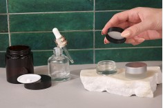 Staklena teglica od 5mL sa aluminijumskim poklopcem i unutrašnjom zaptivkom
