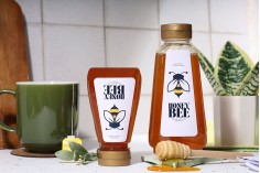 Plastična providna flaša 175 ml za kečap, senf, med - 10 kom