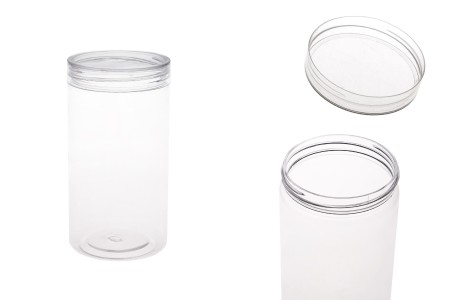 Plastična PET kutija 320mL sa providnim zatvaračem - 12 kom-slika_proizvoda