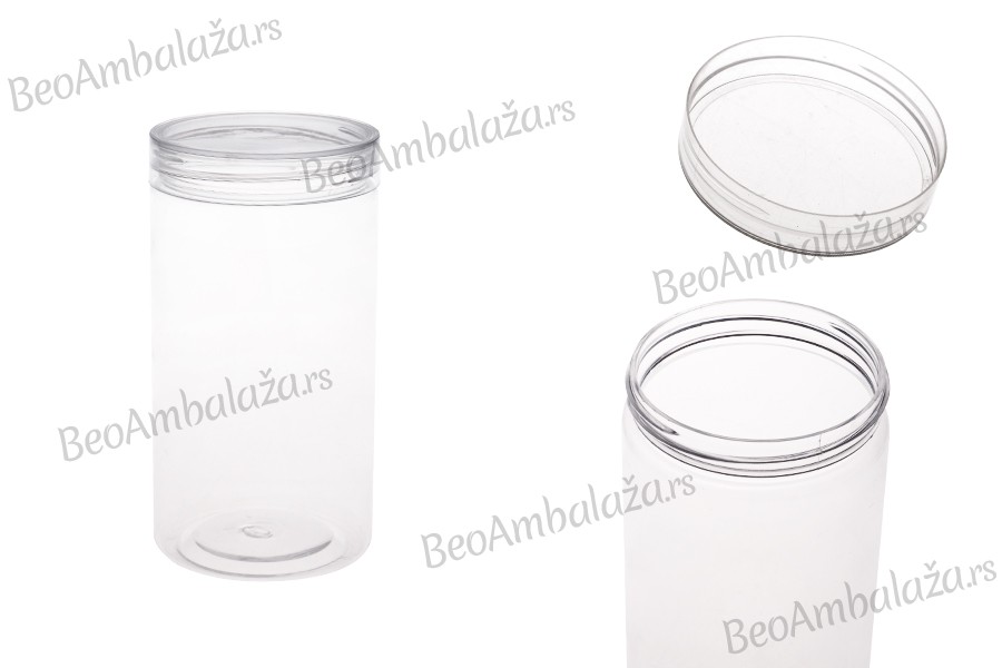 Plastična PET kutija 320mL sa providnim zatvaračem - 12 kom