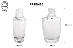 Akcija! Bočica za parfeme (18/415) 30mL - Snižena sa 56,89din na 28,45din po komadu (minimalna porudžbina 1 kutija)