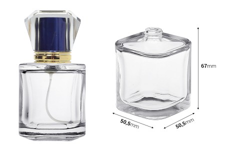 Luksuzna staklena bočica za parfem 50mL (15/400)-2