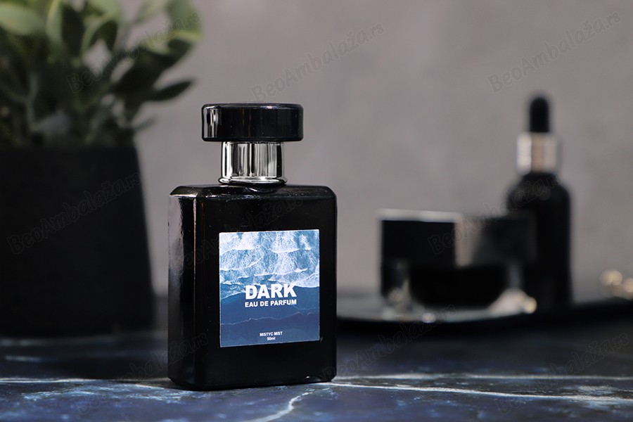 Crna parfemska bočica 50 mL sa 15 mm "Crimp" sigurnosnim zatvaranjem-grupa_slika
