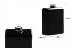Crna parfemska bočica 50 mL sa 15 mm "Crimp" sigurnosnim zatvaranjem