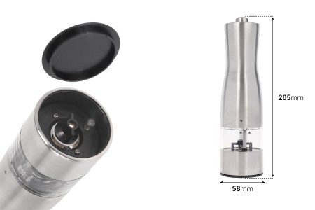 Električni mlin za začine 58x205 mm-dimenzije_slike