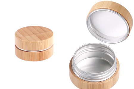 Aluminijumska kutijica 17 ml spoljašnji deo od bambusa sa unutrašnjom zaptivkom u zatvaraču-slika_proizvoda