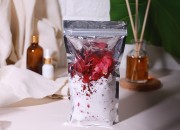 Aluminijumske DoyPack kesice 160x40x240mm sa zipom, transparentnom prednjom stranom, ovalnim dnom i sa mogućnošću termo zatvaranja – 100kom