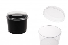Plastična providna čašica 200mL sa poklopcem - 50 kom