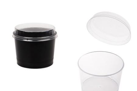Plastična providna čašica 200mL sa poklopcem - 50 kom-slika_proizvoda