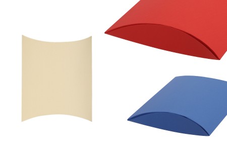 Papirna kraft jastuk - kutija 210x210x50mm, više boja - 10 kom-grupa_slika