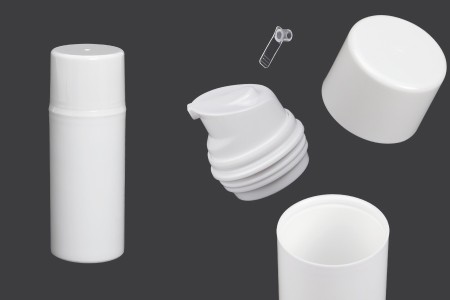 Airless bela plastična bočica 80mL za kreme-1