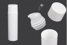 Airless bela plastična bočica 120mL za kreme