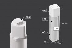 Airless akrilna bočica 50mL sa belom pumpicom