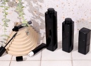 Akrilna Airless bočica 15mL sa pumpicom, u crnoj boji - 5 kom Akrilna Airless bočica 15mL sa pumpicom, u crnoj boji - 5 kom